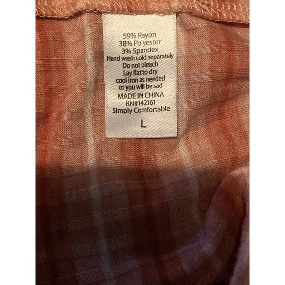 LuLaRoe Womens Carley Dress Size L Orange - Picture 15 of 16